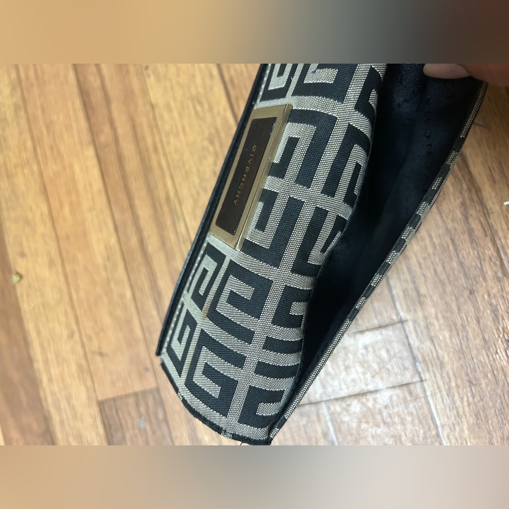 Givenchy Givenchy Black/Grey Monogram Canvas And … - image 3